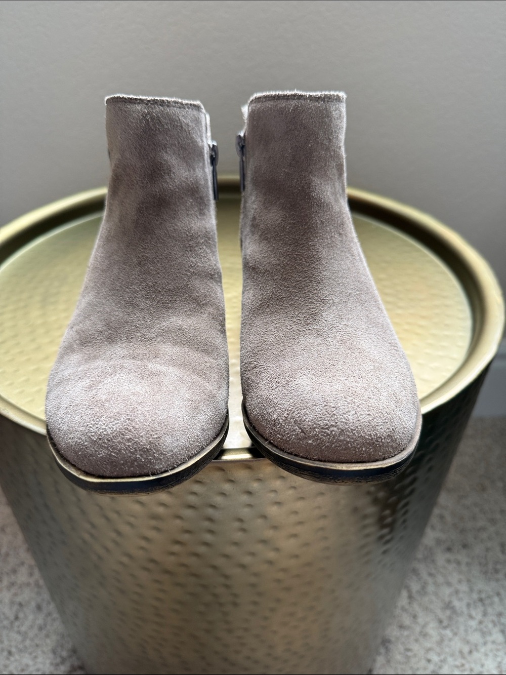 Lucky Brand Breah Suede Zip Ankle Boots - Picture 9 of 14
